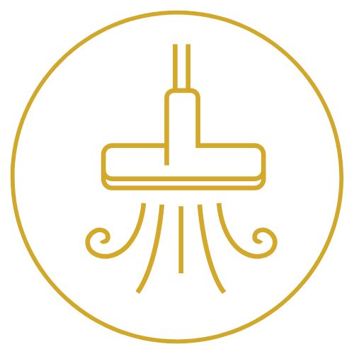 Icono de limpieza y protección de la base