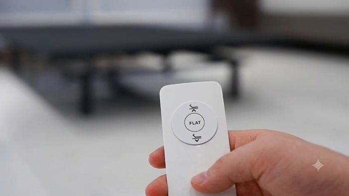 Mando a distancia para elevación motorizada con botones FLAT y de inclinación